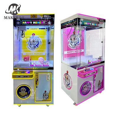 Electricity And Coin Acceptor Claw Crane Machine For Amusement Park