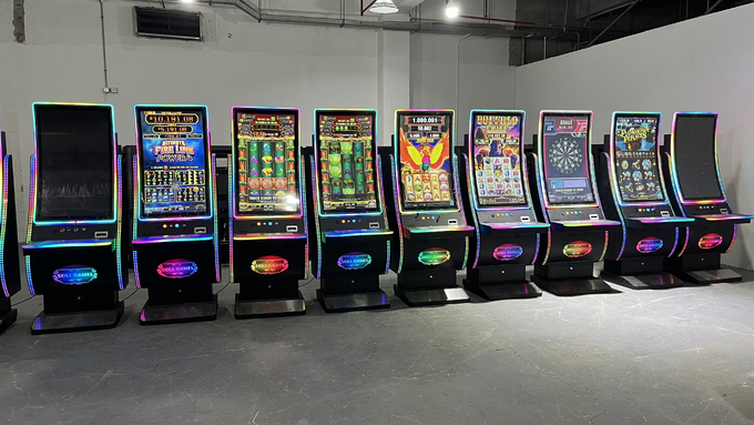 作動させた賭けるスロット ゲーム・マシン110V/220Vの古典19のインチ2を鋳造しなさい