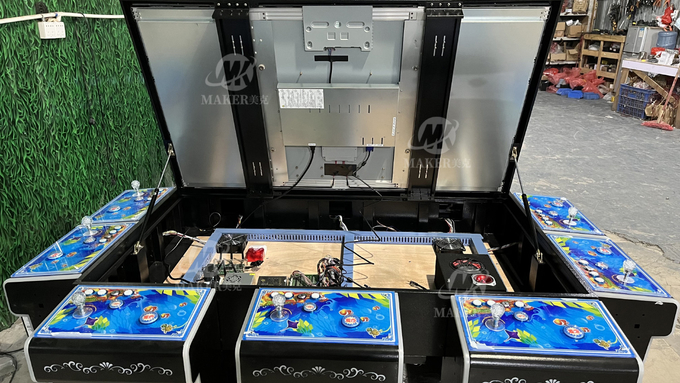 32インチの撃つ魚は3人のプレーヤーを鋳造する作動させたテーブル ゲームのキャビネット5を機械で造る